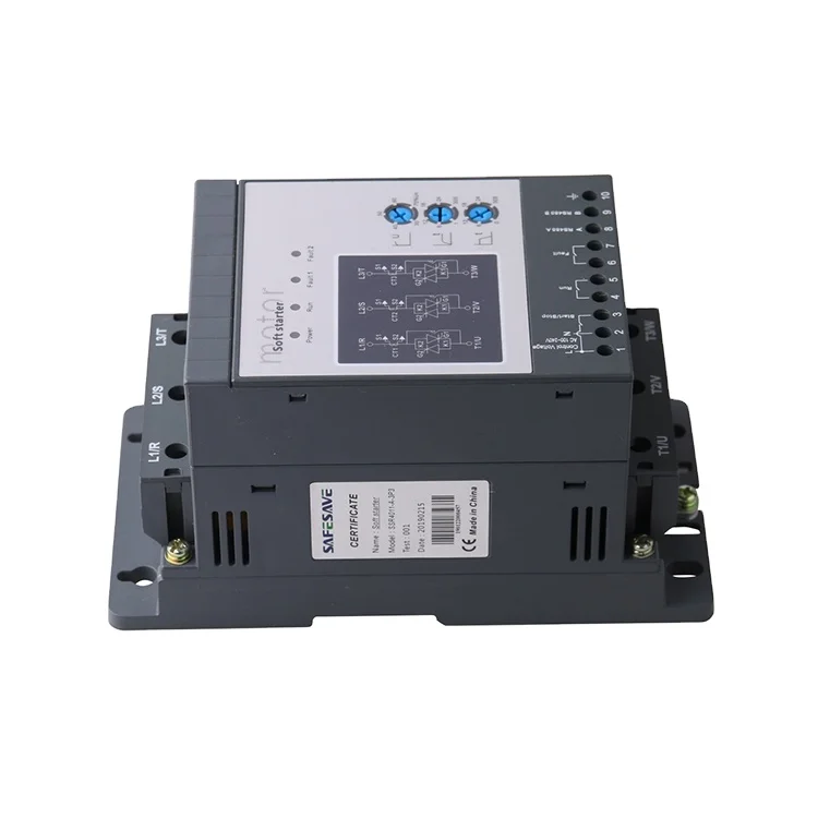 محرك التحكم AC 3 Phase 7.5KW 500V 11A بداية ناعمة مع الشركة المصنعة الالتفافية المدمجة سلسلة SSR 50/60 هرتز مشدات مغناطيسية