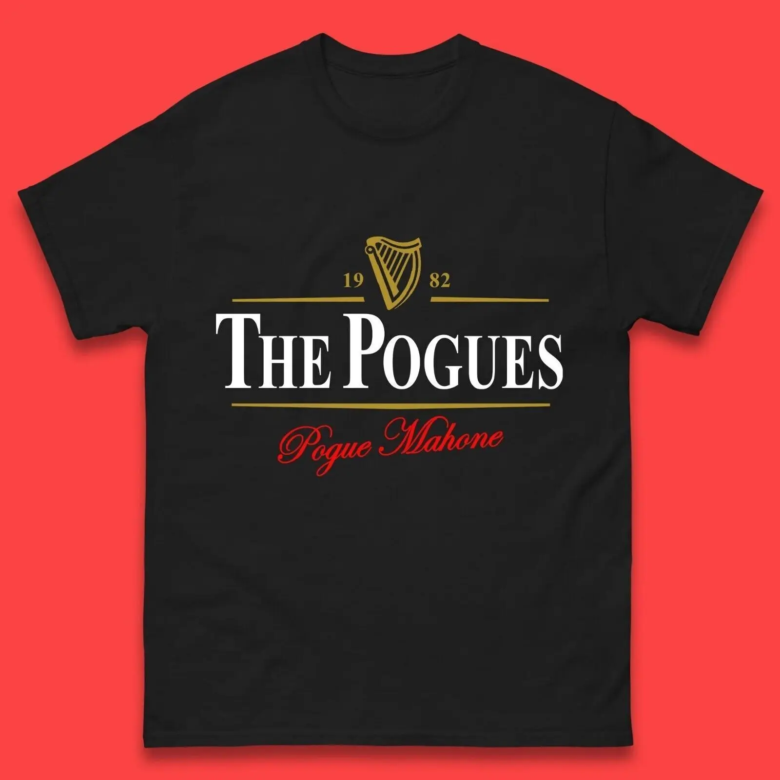 Vtg The Pogues Band 1982 Cotton Black All Size Men Women Shirt A272 long sleeves