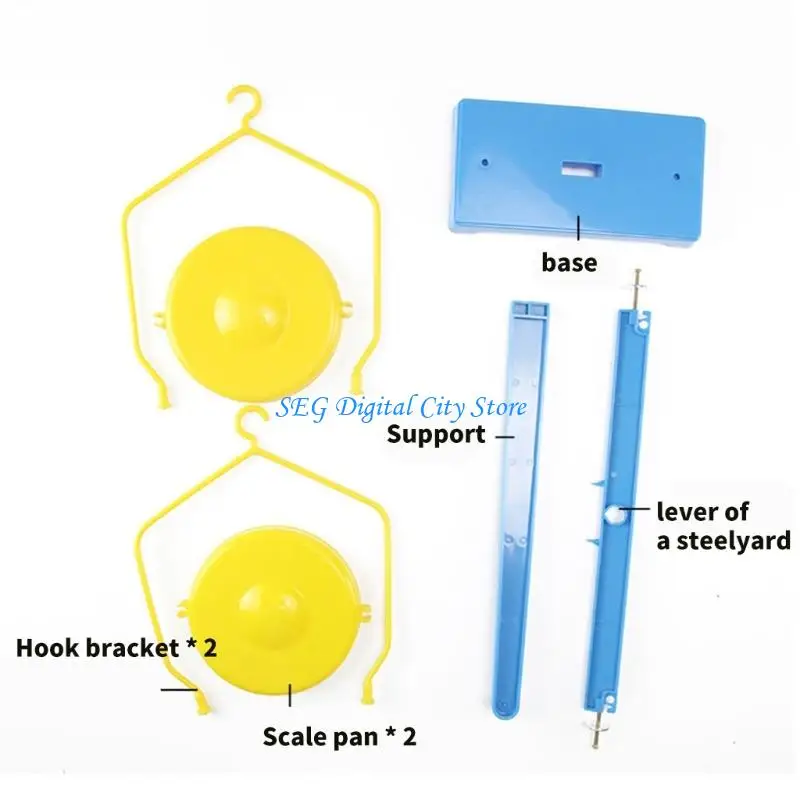 U75B Classroom Balance Scale for Weight Comparison, Two Pan Science Teaching Aid for Group Experiments, Student Demonstrations,