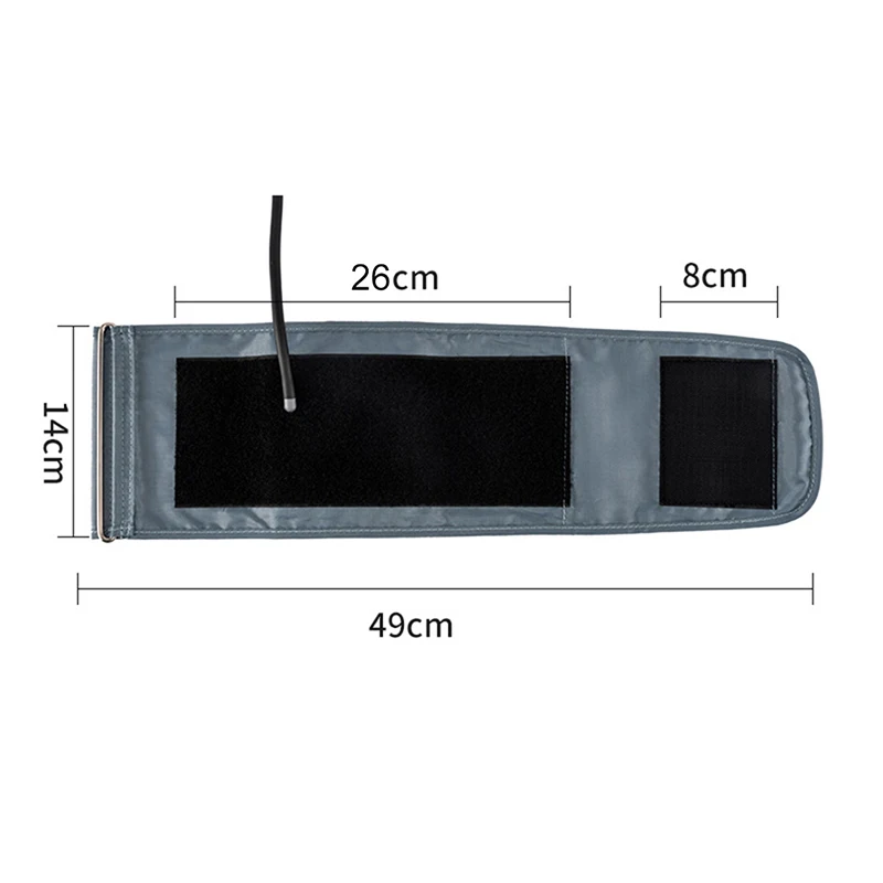 Bracciale portatile professionale da 22-32 CM per bracciale per tonometro a tubo singolo per Monitor della pressione sanguigna muslimdigital