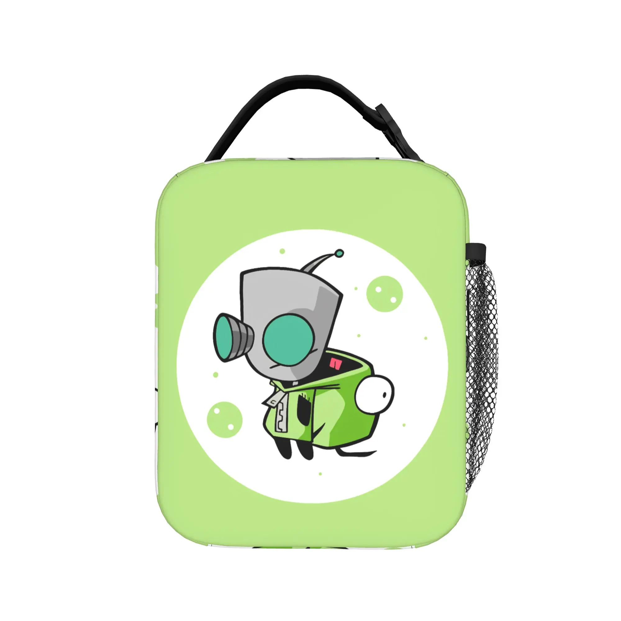 Invaders Zims Cartoon Thermal Insulated Lunch Bag for Picnic  Portable Food Container Bags Cooler Thermal Food Box