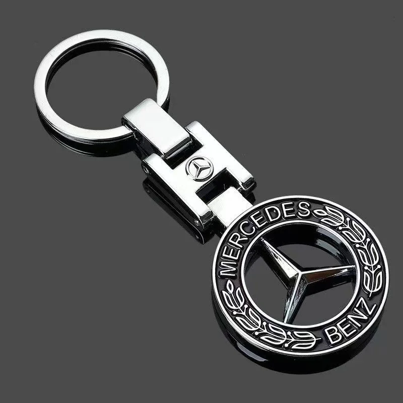 3D Metal Car Keychain Keyring Key Holder For Mercedes benz AMG C E S GLE CLC Class W204 W203 W205 W124 W221 W213 W212 W168 C180