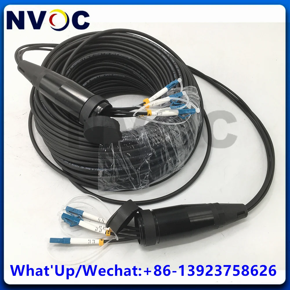 

4 ядра 100M 4C SM G657A1,0 мм черный кабель из ТПУ PDLC/UPC (4 ядра) оптоволоконная перемычка, 4C PDLC бронированный оптоволоконный патч-корд