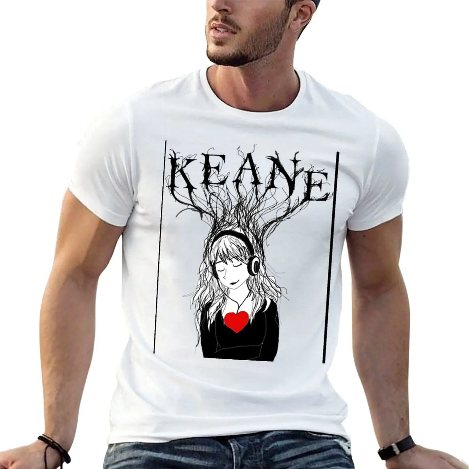 Dream Tree of Keane T-Shirt Large Size Casual Tee Shirt