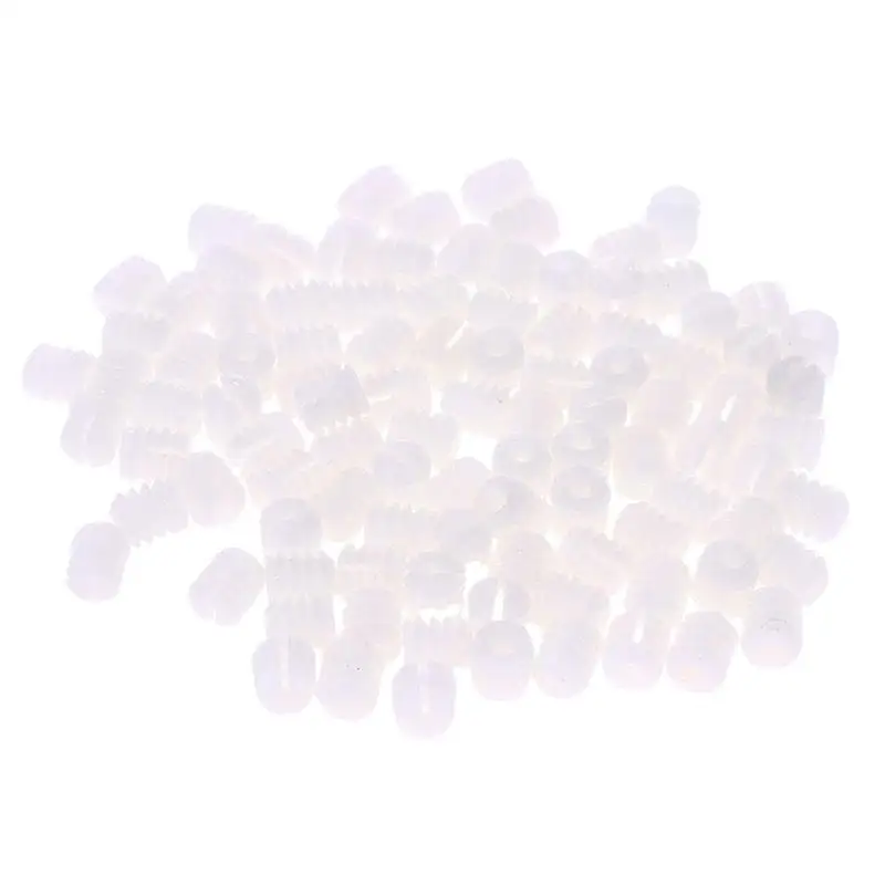 100 قطعة من الكريات المطاطية البلاستيكية المدمجة مسامير بلاستيكية بيضاء مجموعة الجوز المتينة المسمار وتد إدراج المطبخ الحمام