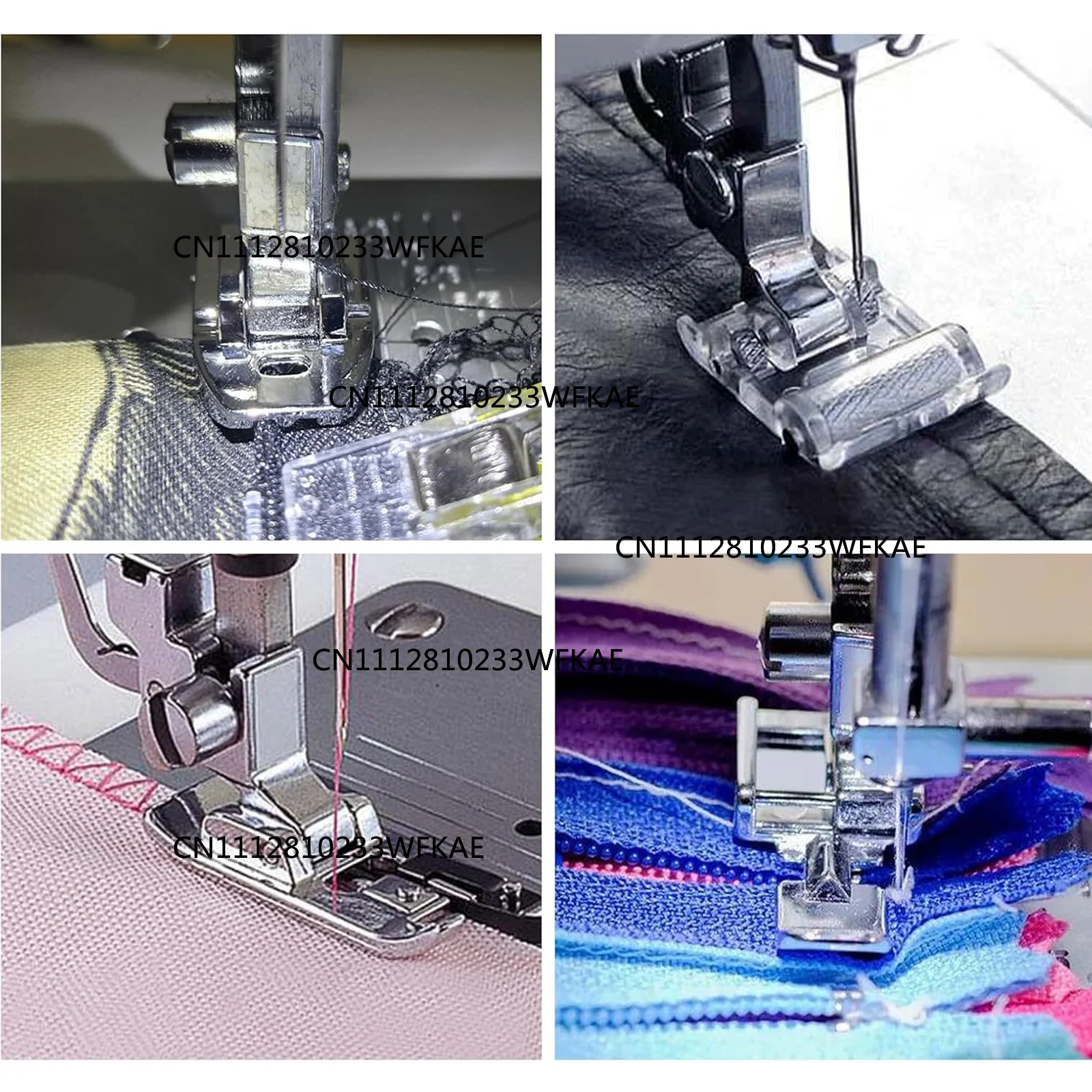 11Pcs Multi-Functional Snap On Presser Feet Kit For Singer, Brother, Janome, Juki, Kenmore Low Shank Sewing Machine Accessories view 5