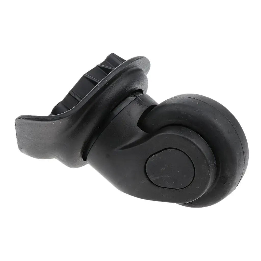 Suitcase Wheels 49mm PVC Double Bearing Silent Design Replacement Parts for Trolley Case Luggage