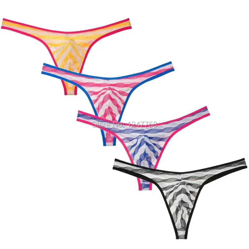 

Sexy Men's Grille Bikini Thongs U-briefs T-Back Lingerie jockstrap gay men thong jockstrap g string jock strap underwear