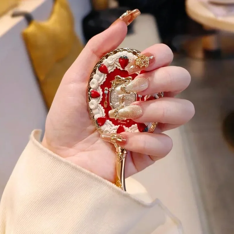 フラワーノウ ストロベリーカピット ミニミラー レッドミラーバームペンダント