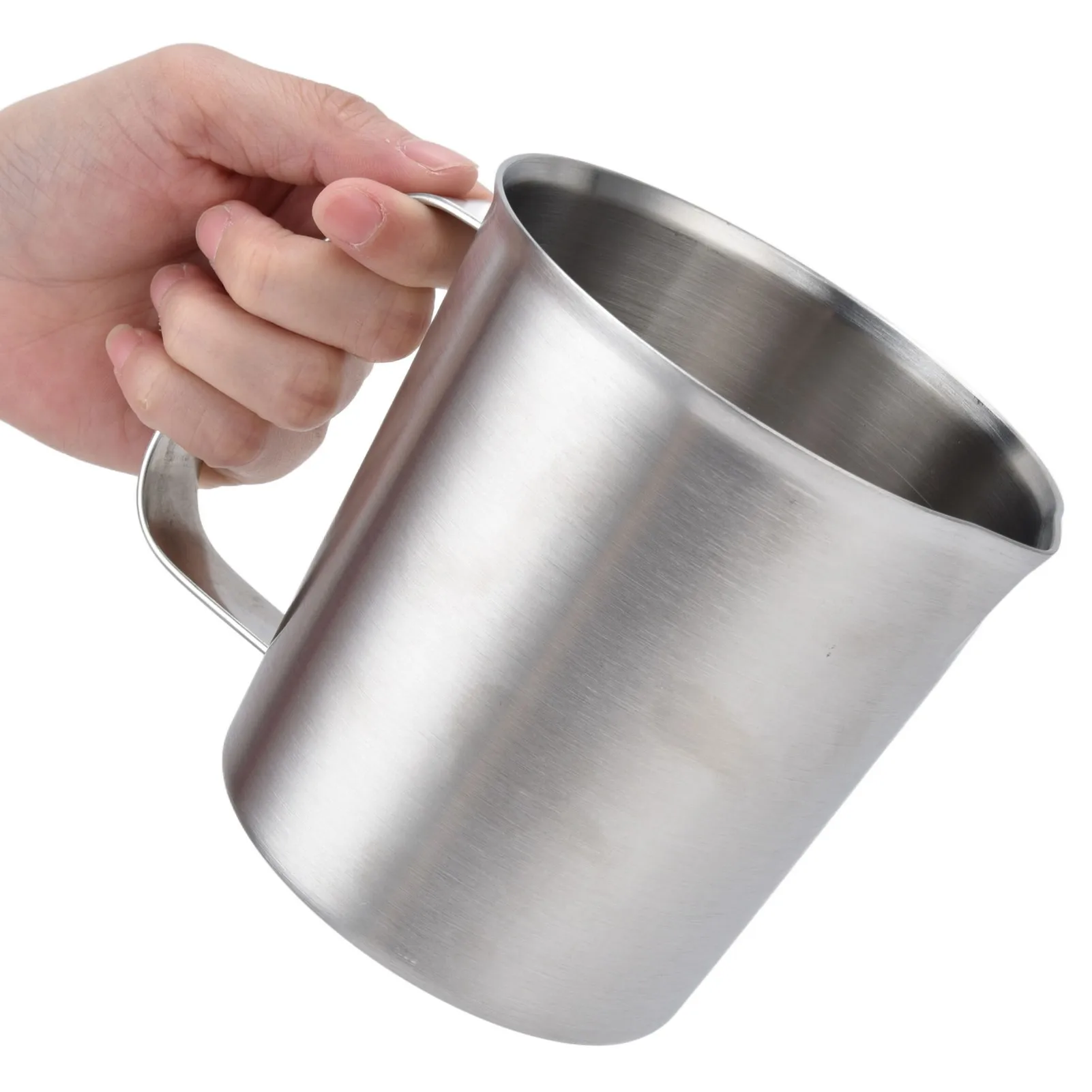 304 Stainless Steel Measuring Cup Corrosion Resistant Measuring Cup Coffee Milk Frothing Cup Home Coffee Shop Accessory