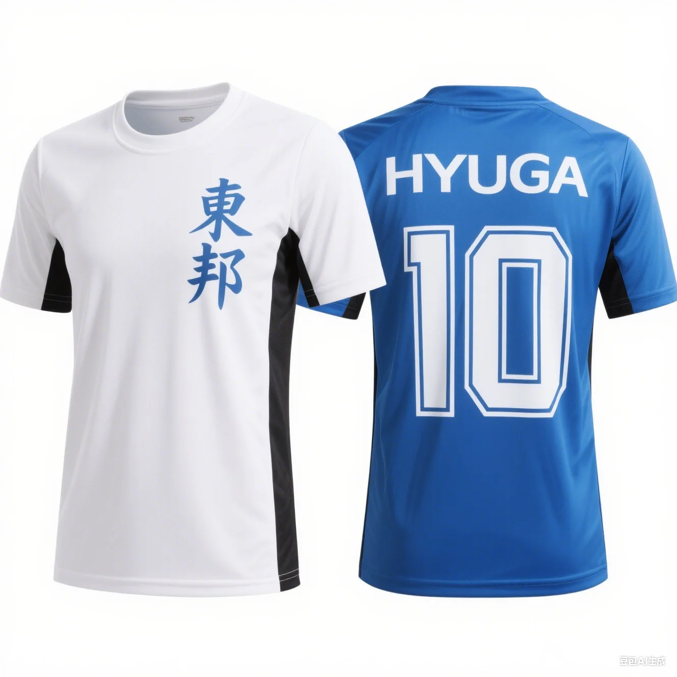 Summer Captain Tsubasa Anime Tshirt Hyuga Animated Role Playing Short Sleeve 3D Printed Football Shirt T-shirt for Men