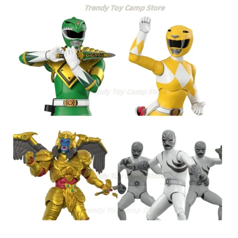 

In Stock SUPER7 1/12 Ultimate Series Dinosaur Squad Red Dinosaur Goethe Female Yellow Warrior Full Set 7inch Action Figure Toys