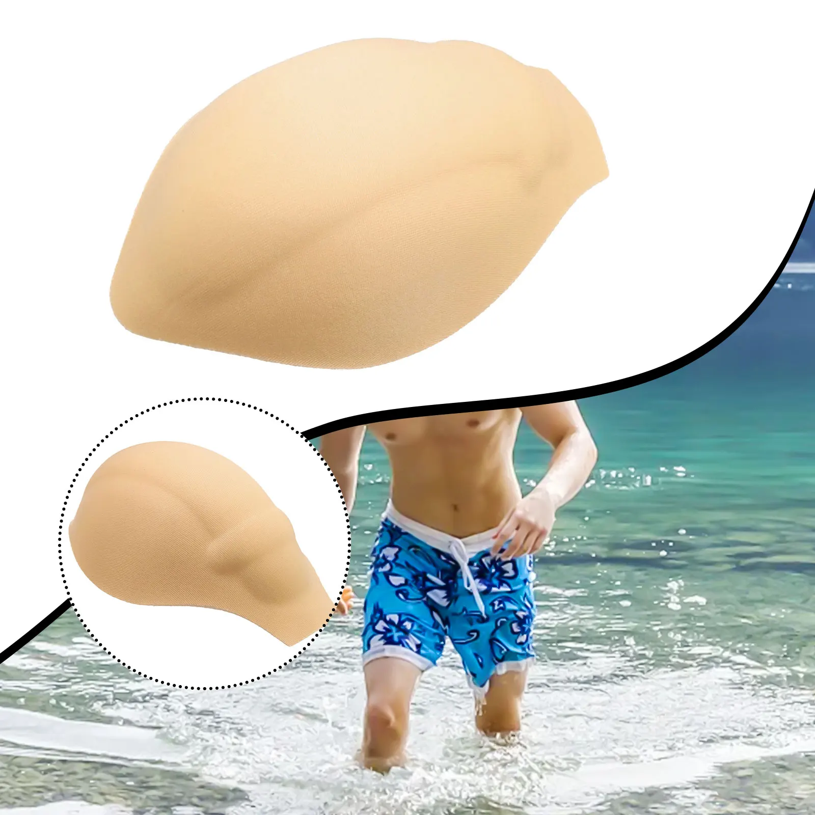 Men Sexy Swimwear Sponge Cup Swims Briefs Bathing Suits Enhance Peni S Pouch Bulge Inserts Removable Mens Swimming-Accessories