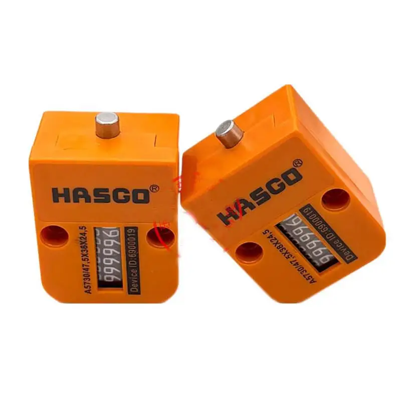 A5730 7-Digit Mechanical Square Shot Counter – Industrial Injection Mold Counter