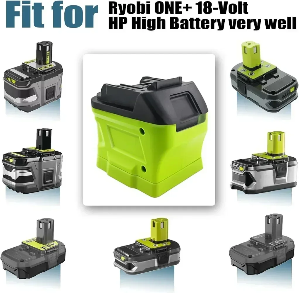 Imagem -05 - Conversor de Adaptador de Bateria para Ryobi Furadeira Elétrica Bateria Li-ion para Makita 18v Li-ion bl Série