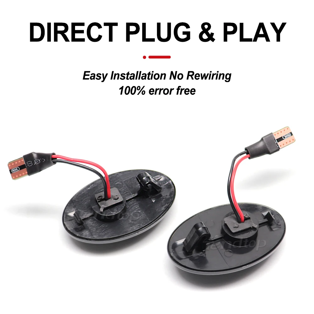 Dynamic LED Side Marker Repeater Indicator Turn Signal Light For Opel Corsa B C Astra F Cabrio Combo B C Meriva A