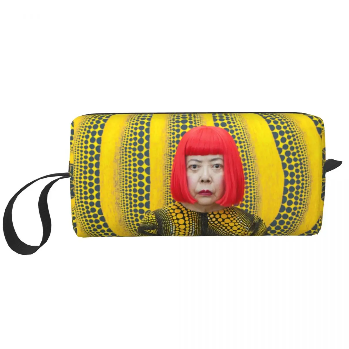 

Женская сумка для туалетных принадлежностей Yayoi Kusama с абстрактной росписью, косметический Органайзер для макияжа, женский набор для хранения косметики