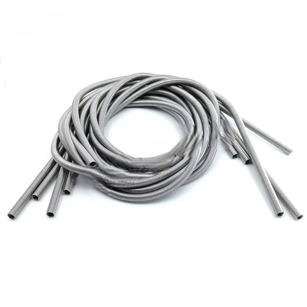 SIGU 1pcs Wire 0.2mm 0.3mm 0.4mm 0.5mm 0.6mm 1 Meter Stainless Steel Tension Spring Extension Spring Out Dia 2mm/3mm/4mm/5mm/6mm