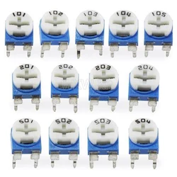 20pcs RM065 RM-065 100 200 500 1K 2K 5K 10K 20K 50K 100K 200K 500K 1M Ohm Trimpot Trimmer Potentiometer Variable Resistor