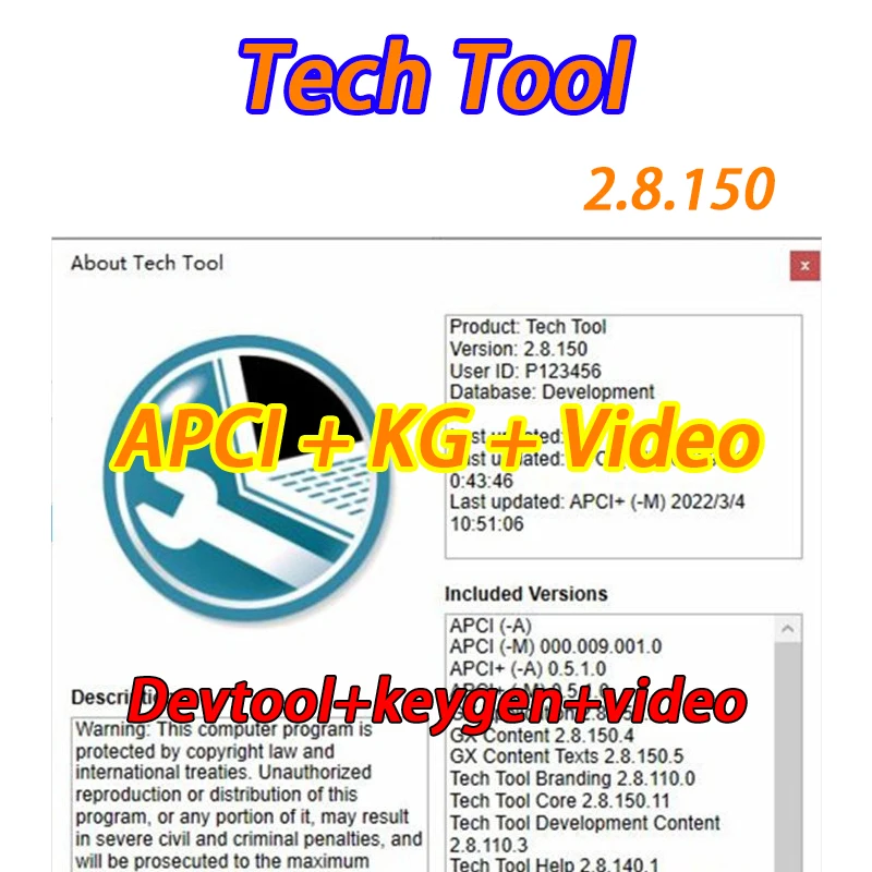 2025 Premium Tech Tool 2.8.150 (PTT 2.8 / VCADS)(REAL Development) Product History with developer tool win 10