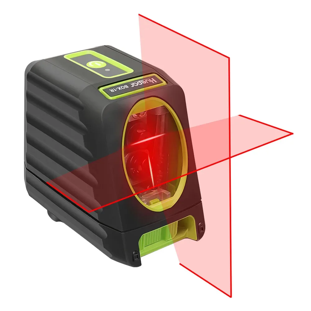 Huepar Box-1R Laser Level Automatic Rotating Leveling Horizontal Vertical Cross Line Red Beam Self Level Rotary