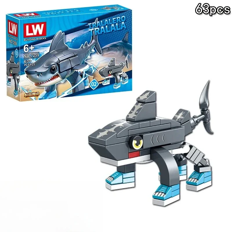 ##**&-Brain Degeneration Animal Building Blocks - Blind Box Toys, Kids' Educational Blocks, Perfect Gift for Boys & Girls