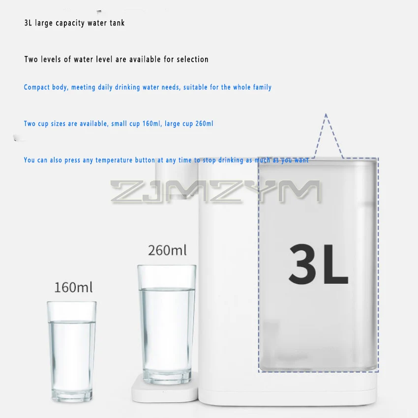220 فولت 3L موزع مياه فوري المنزلية ذكي التدفئة موزع مياه غلاية الحليب صنع الشاي تخمير التدفئة السريعة