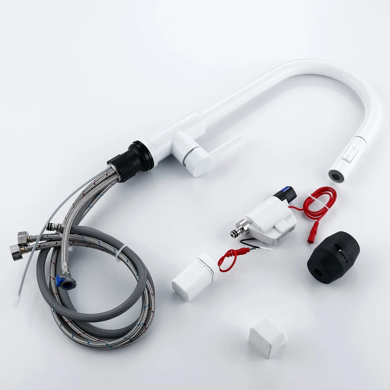 Smart Touch Activation Kitchen Faucet with Pull Down Sprayer Touchless Kitchen Sink Faucet Pull Out Faucet for Kitchen Sink Tap