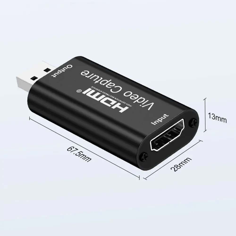 HDMI-совместимая карта видеозахвата USB TYPE C Grabber Box для PS4, игровая DVD-видеокамера, запись видео, прямая трансляция