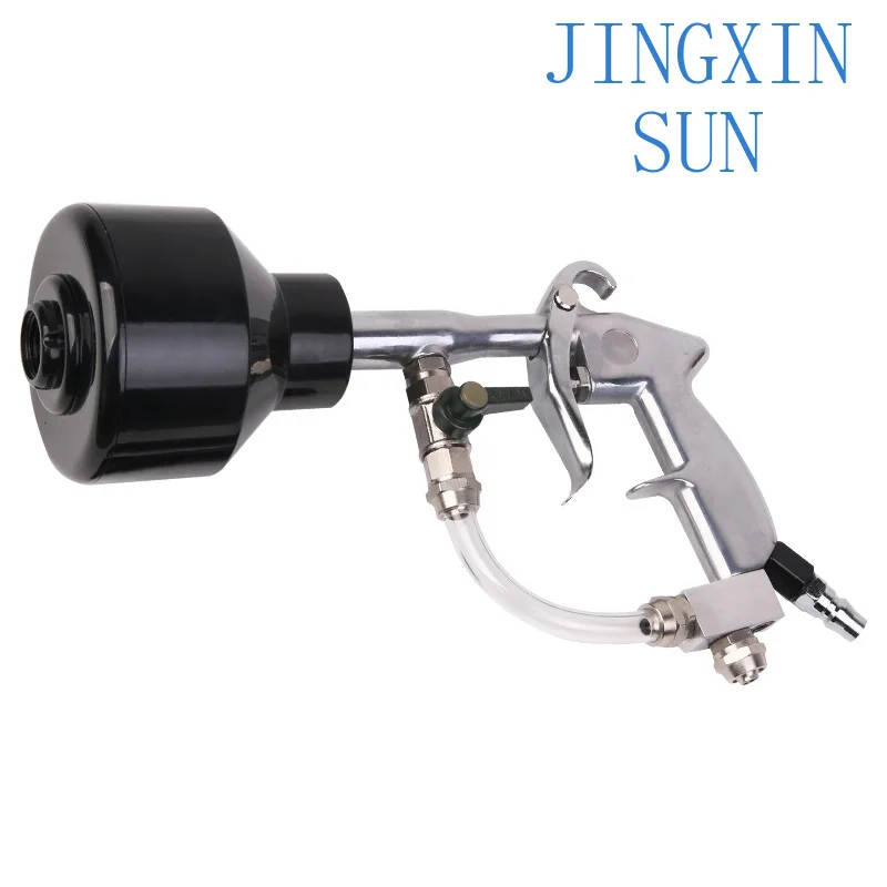 Car wash shower high-pressure water gun water vapor integrated hybrid high-pressure double-barrel
