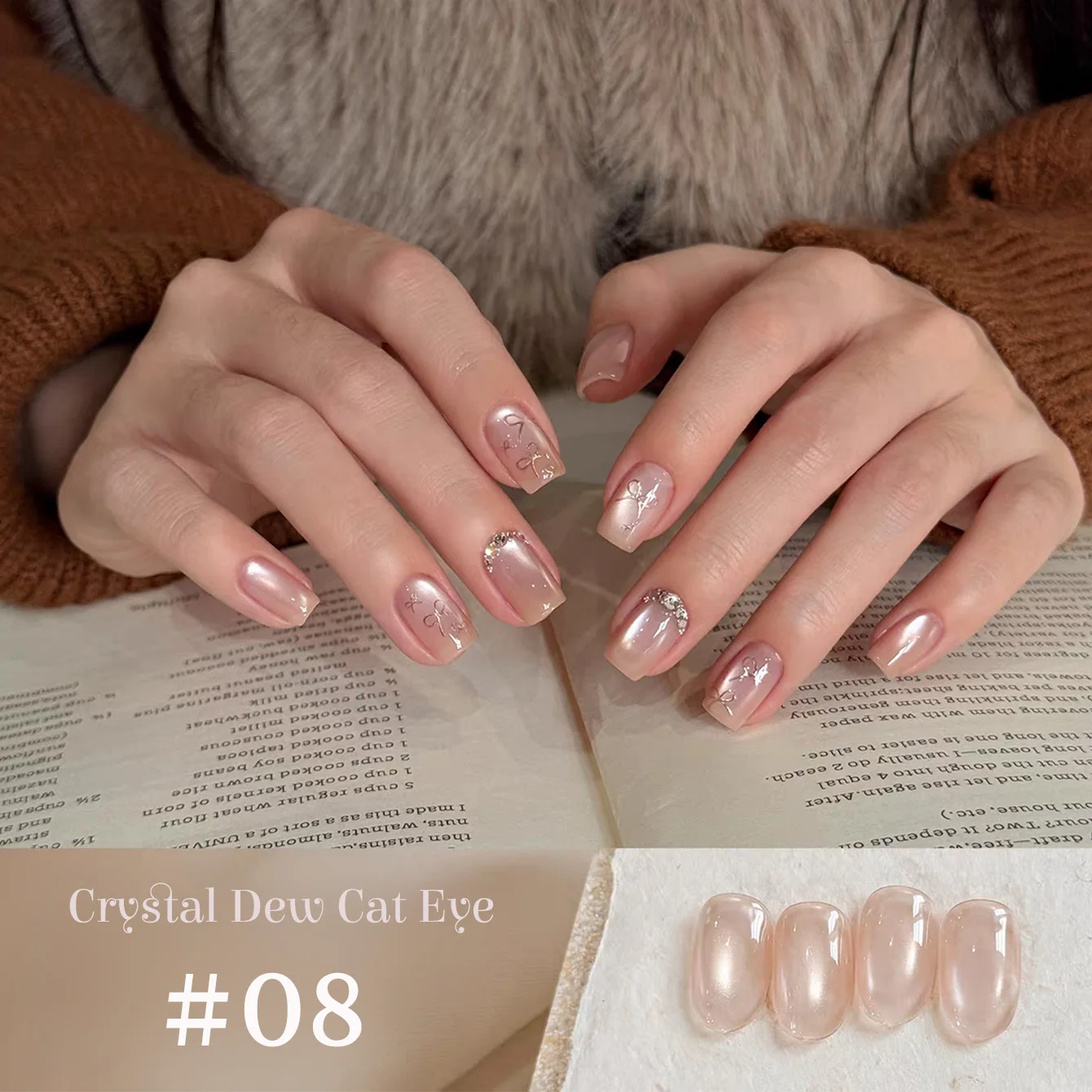 1-9 stuks TC Flow Light Witte Kattenoog Gel Nagellak Ultra Glans Soak Off UV Gel Spiegelglas Kattenoog Magneet Gel Lak Nagel Benodigdheden