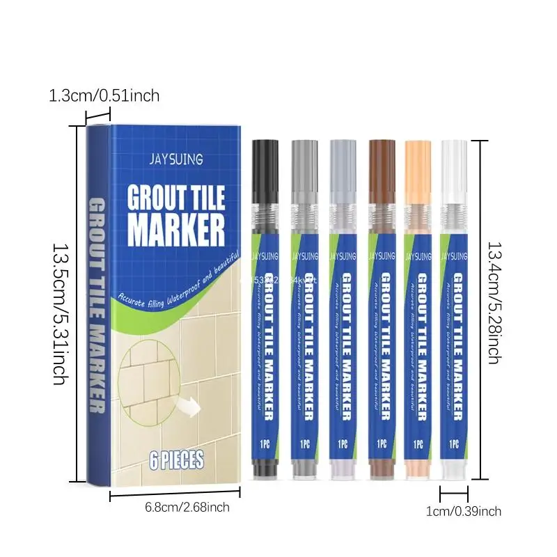 Grout Restorer Marker Repair Pen Waterproof Tile Paint Marker Pen Grouting Pens Dropship