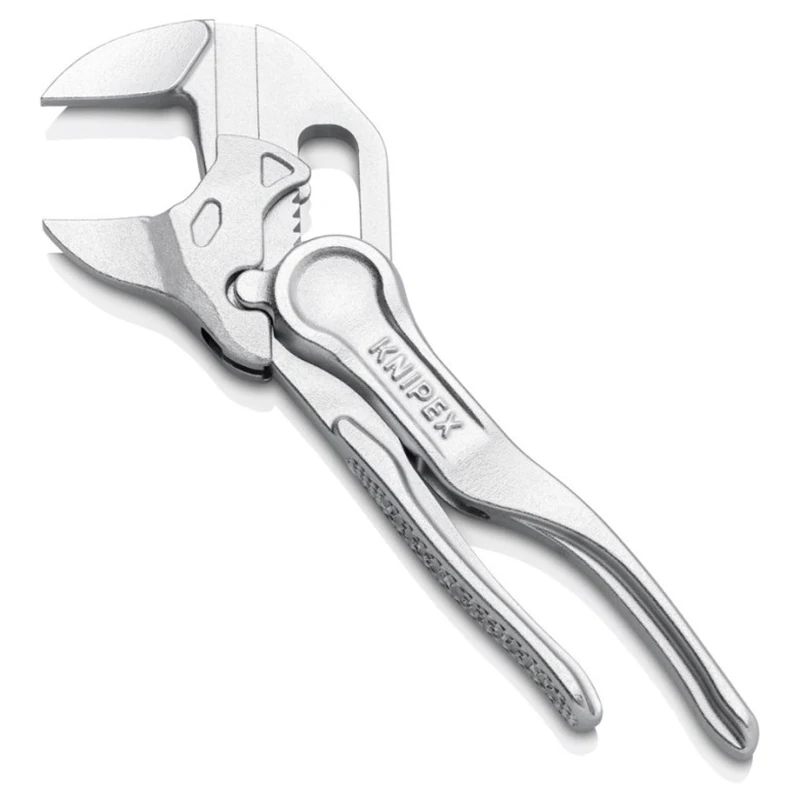 KNIPEX 86 04 100 Pliers Wrench XS 4\'\' Alloy Steel Chrome Plated  Mini Plier