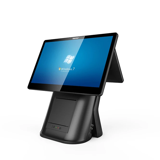ATV&UTVHBAPOS HBA-X10 All-in-One Touch Screen POS System for Restaurant & Retail Shops with Windows OS and Intel I5