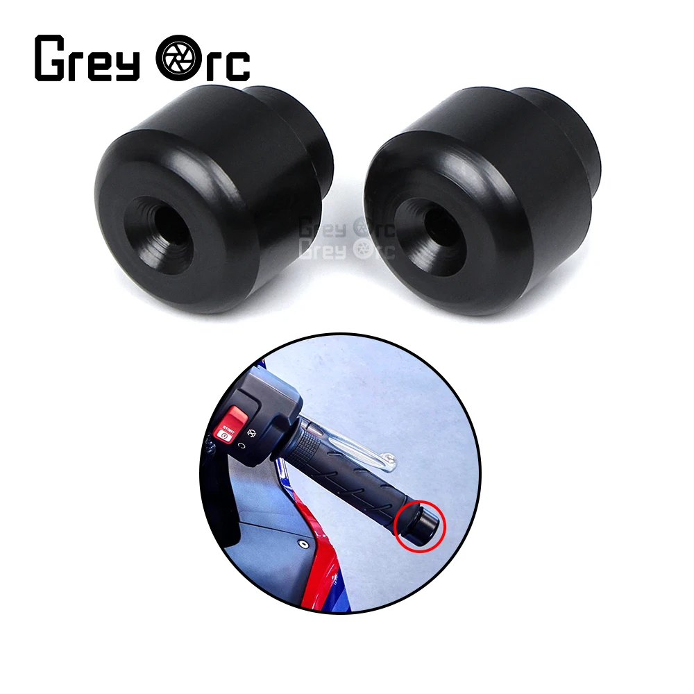 New Motorcycle Handle Bar End Weight Handlebar Grips Cap Plug For Honda CB400 CBR600RR CBR 600RR 1000RR CB 400 CB1300