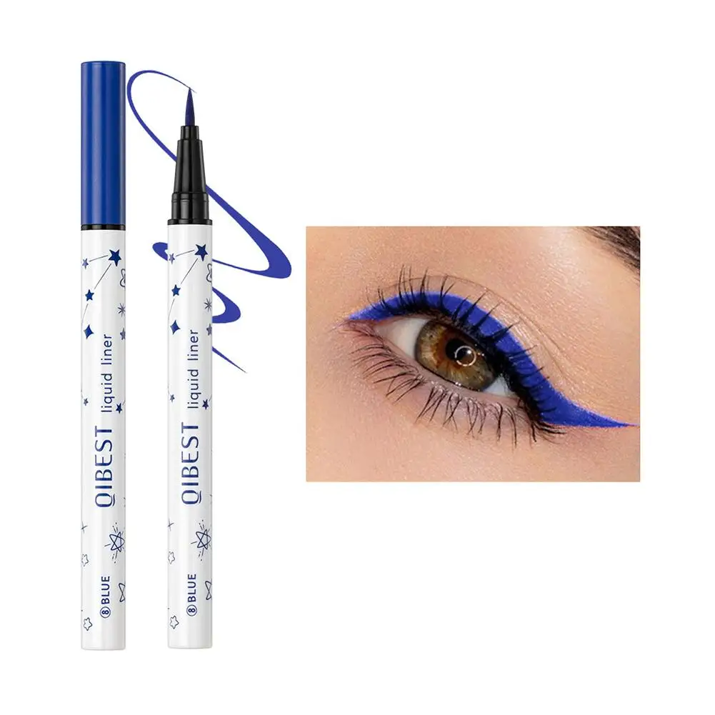 Impermeável Rápido Seco Colorido Eyeliner Kit, Eye Liner, Eyeliners Make Pen, Maquiagem Cosméticos, R0W5