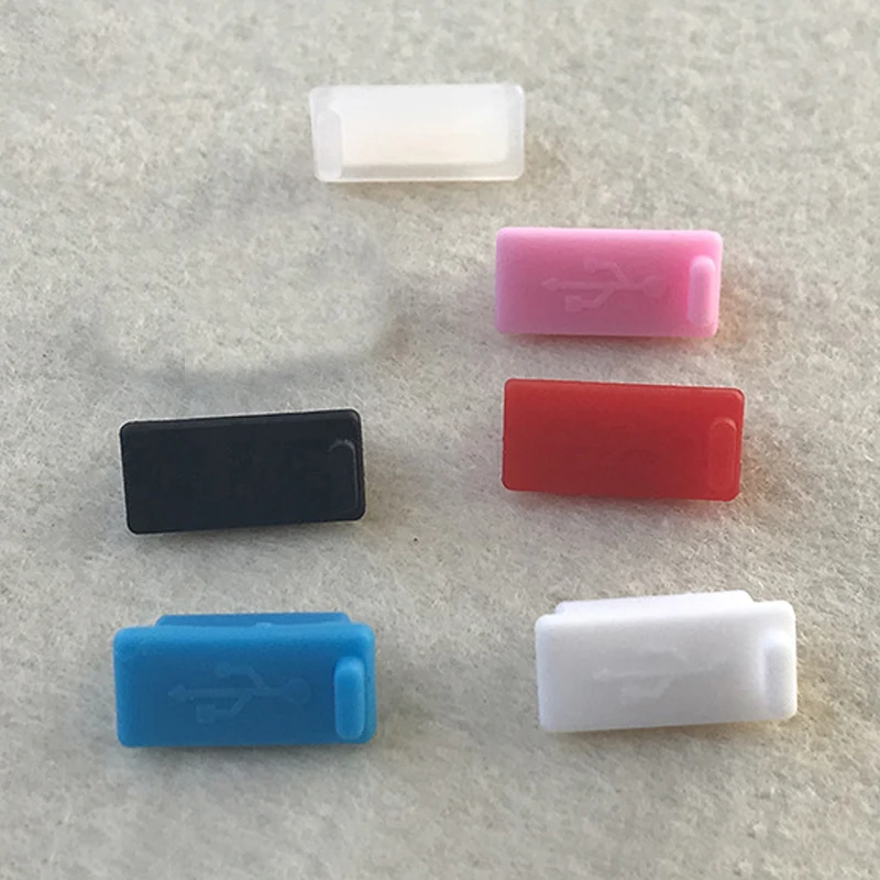 USB 실리콘 먼지 플러그 충전기 포트 커버 캡, 500-2000 개, USB 마스터 더스트 캡