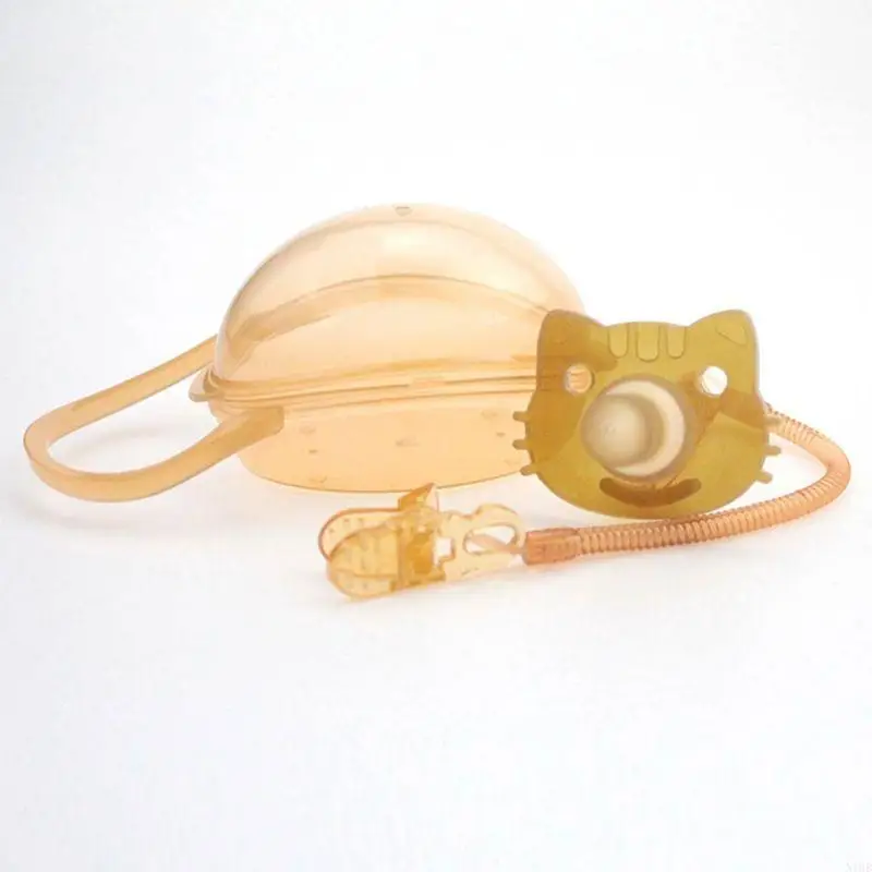 

Kitten Silicone Storage Box Strap Chain Children Care Supplies for Newborn & Up