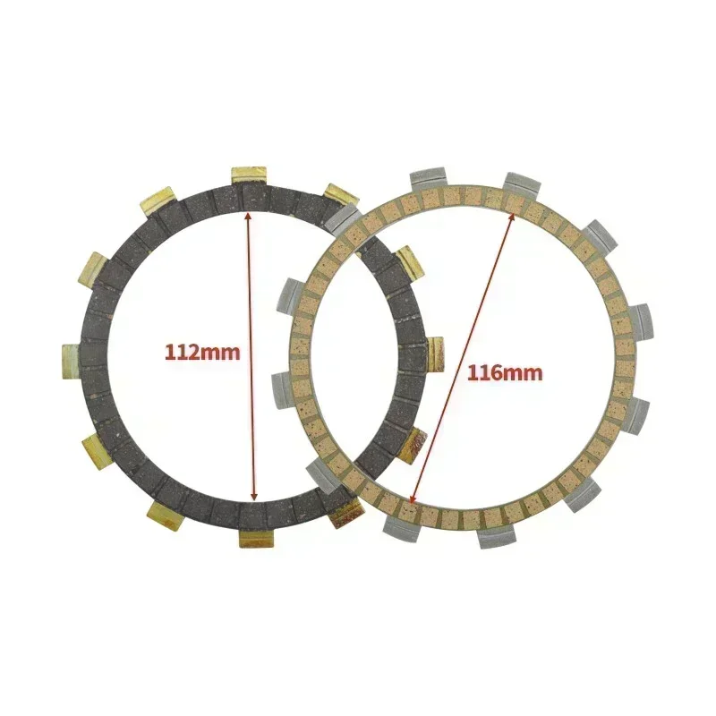 Motorcycle Accessories Friction Clutch Plate For YAMAHA YFM35FXJ WOLVERINE YFM350UH YFM350F BIG BEAR 4X4 2WD 4WD YFM350 YFM 350