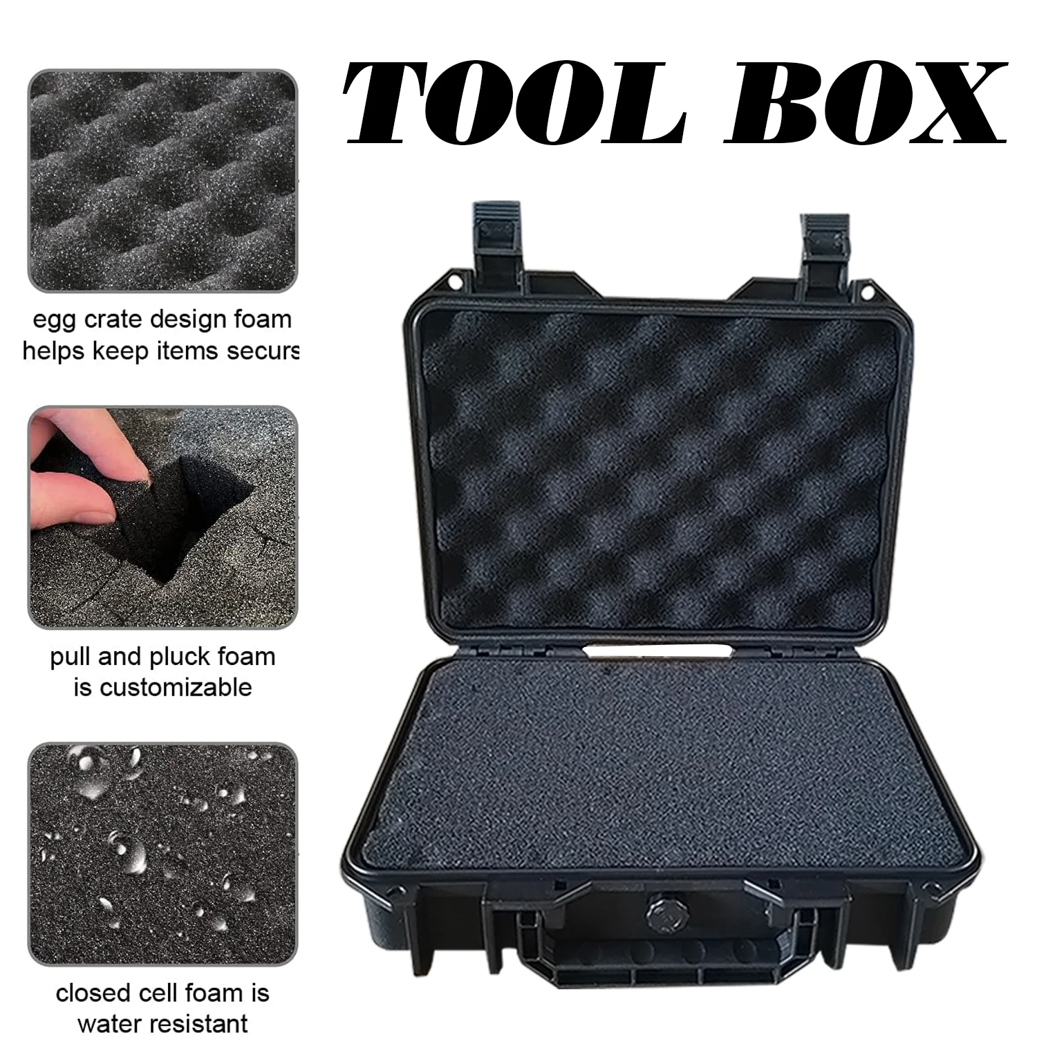 7 Type Safety Equipment Tool Box Large Capacity Toolbox Waterproof Case Camera Hard Case Plastic Hardware Tool Box Organizer