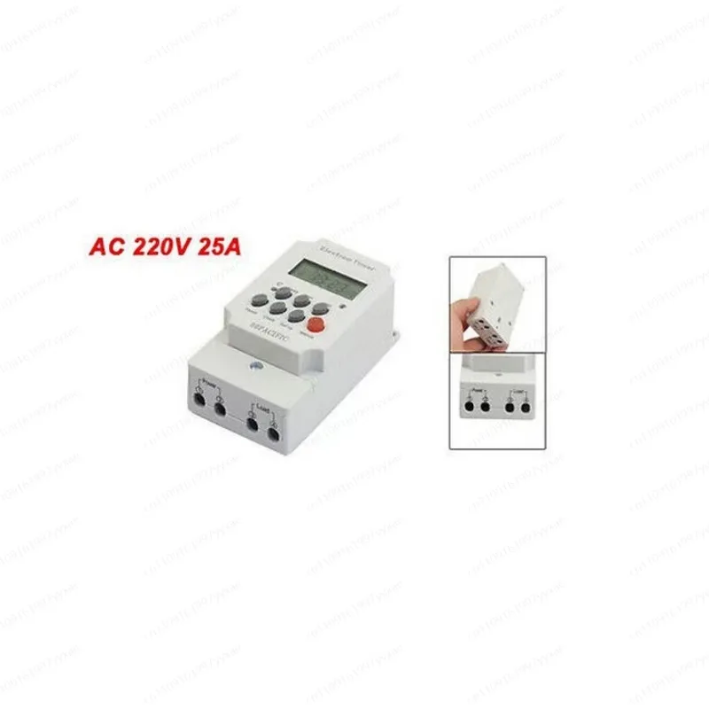 KG316T-II 25A 220V Microcomputer Digital Time Control Programmable Timer Switch