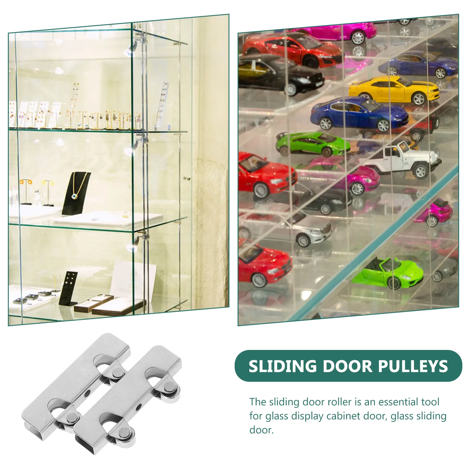 

2pcs Sliding Door Roller Assembly For Cabinet Glass Doors Heavy Duty Replacement Pulley Hardware Sliding Patio Door Rollers