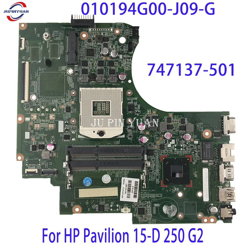 

747137-001 747137-501 Laptop Motherboard For HP Pavilion 15-D 250 G2 Mainboard 010194G00-J09-G 100% Tested