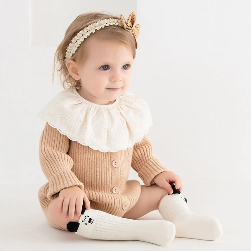 

Милые носки для детей 1-3 лет, мягкие хлопковые детские носки до икры, теплые мультяшные носки с рисунком для девочек и мальчиков