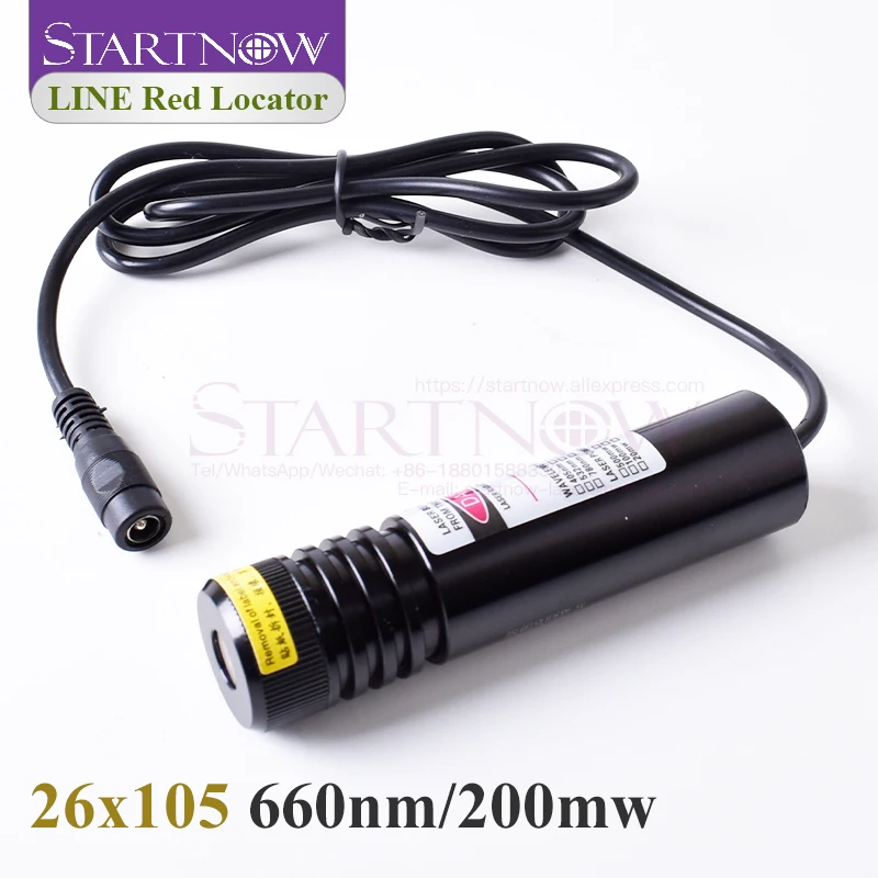 Imagem -03 - Laser Woodworking Stone Cutting Machine Red Locator Single Head Engrave Indicator 635nm 200mw 26x105 660nm 12x42 Ajustável