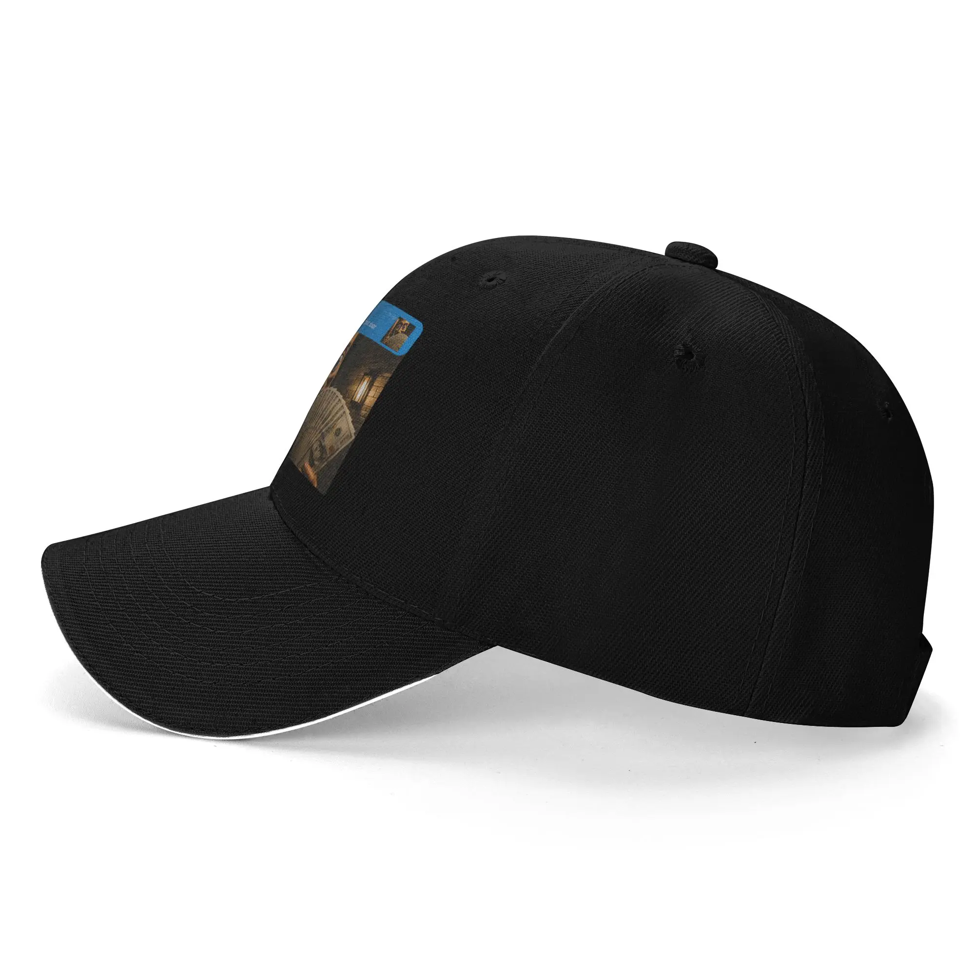 There is Motion at Your Front Door Tung Tung Tung Sahur Meme Sun Baseball Cap Summer Hip Hop Hats For Men Camping Baseball Caps