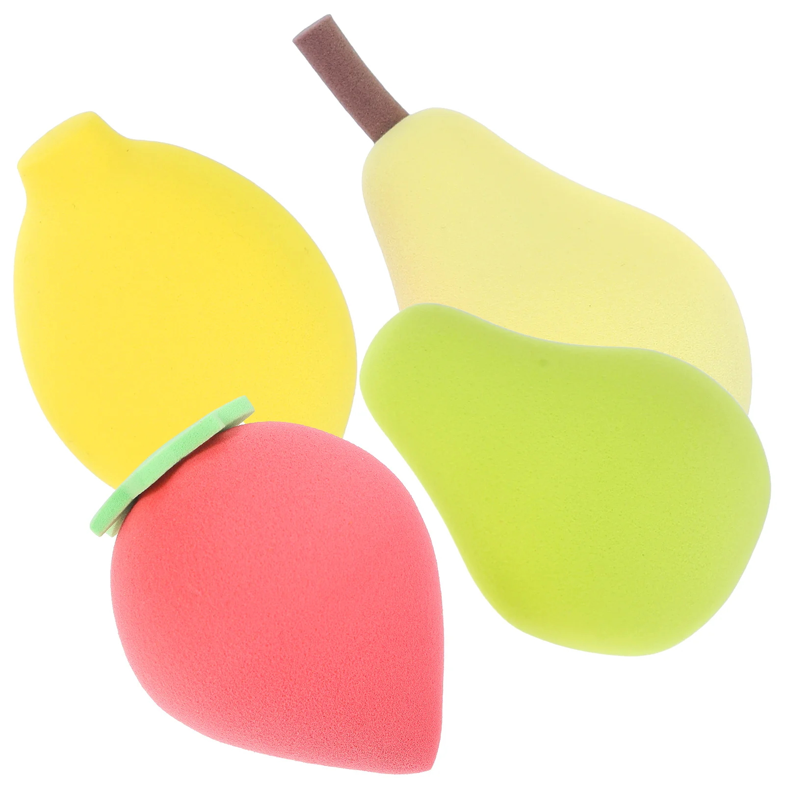 

4Pcs Fruit Makeup Sponges Soft Portable Cosmetics Women Beauty Tools Foundation Application Powder Puff Makeup Tools