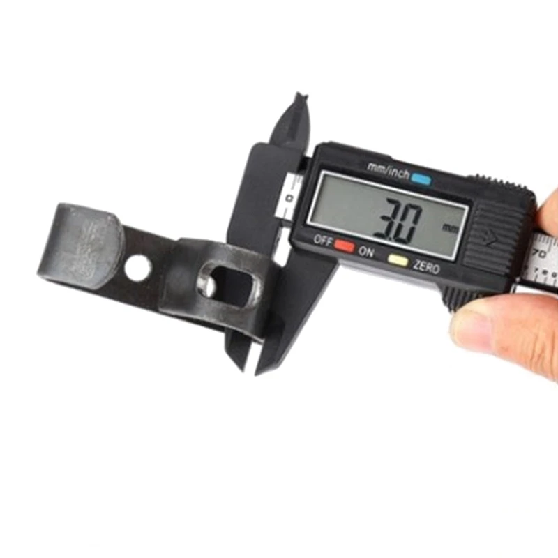 Espositore per negozio con gancio in metallo, 10 pezzi, per garage, attrezzi da giardino, nero+rosso