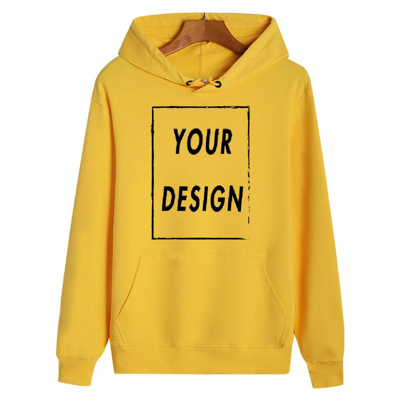 Sudadera con capucha de algodón puro de 300g, diseño personalizado, logotipo personalizado, sudadera deportiva informal grande universal para hombres y mujeres nuevos de manga larga