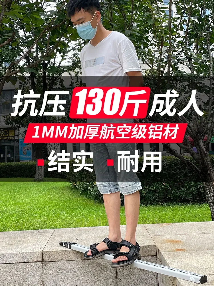 

Level extra thick tower ruler 5 meters 7 meters aluminum alloy telescopic measuring ruler pole elevation ruler